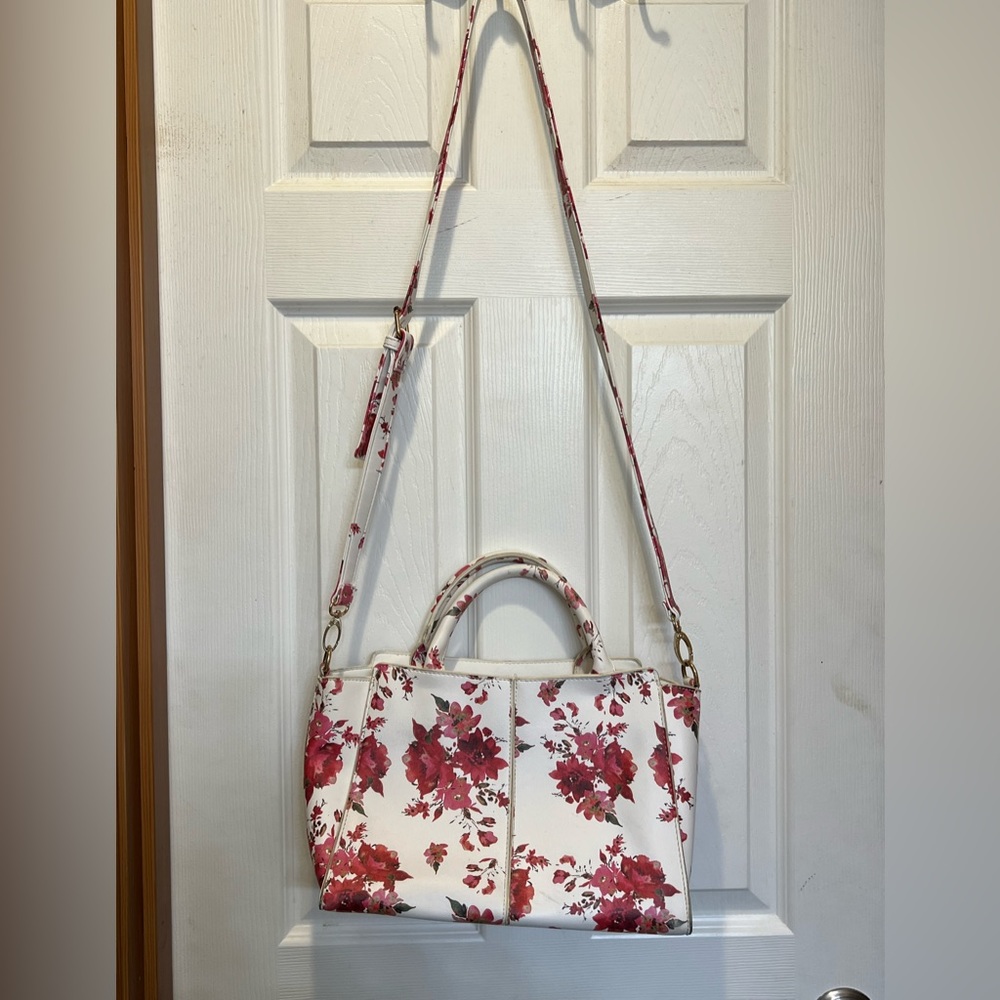 JustFab crossbody satchel bag with top handles